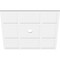 Ekena Millwork Rubik Architectural Grade PVC Ceiling Medallion, 36"OD x 3"ID x 12 1/2"C x 1"P, One-Piece CMP36RK-03000 - alternate 3